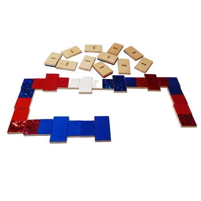 Tactile-Visual Dominoes